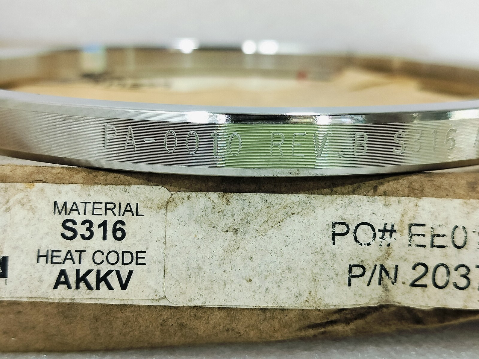 NOV/ENERGY EQUIPMENT PA-0010 REV B S316 Gasket Bonnet 3-1/16″ 10K PSI PA-0010/B
