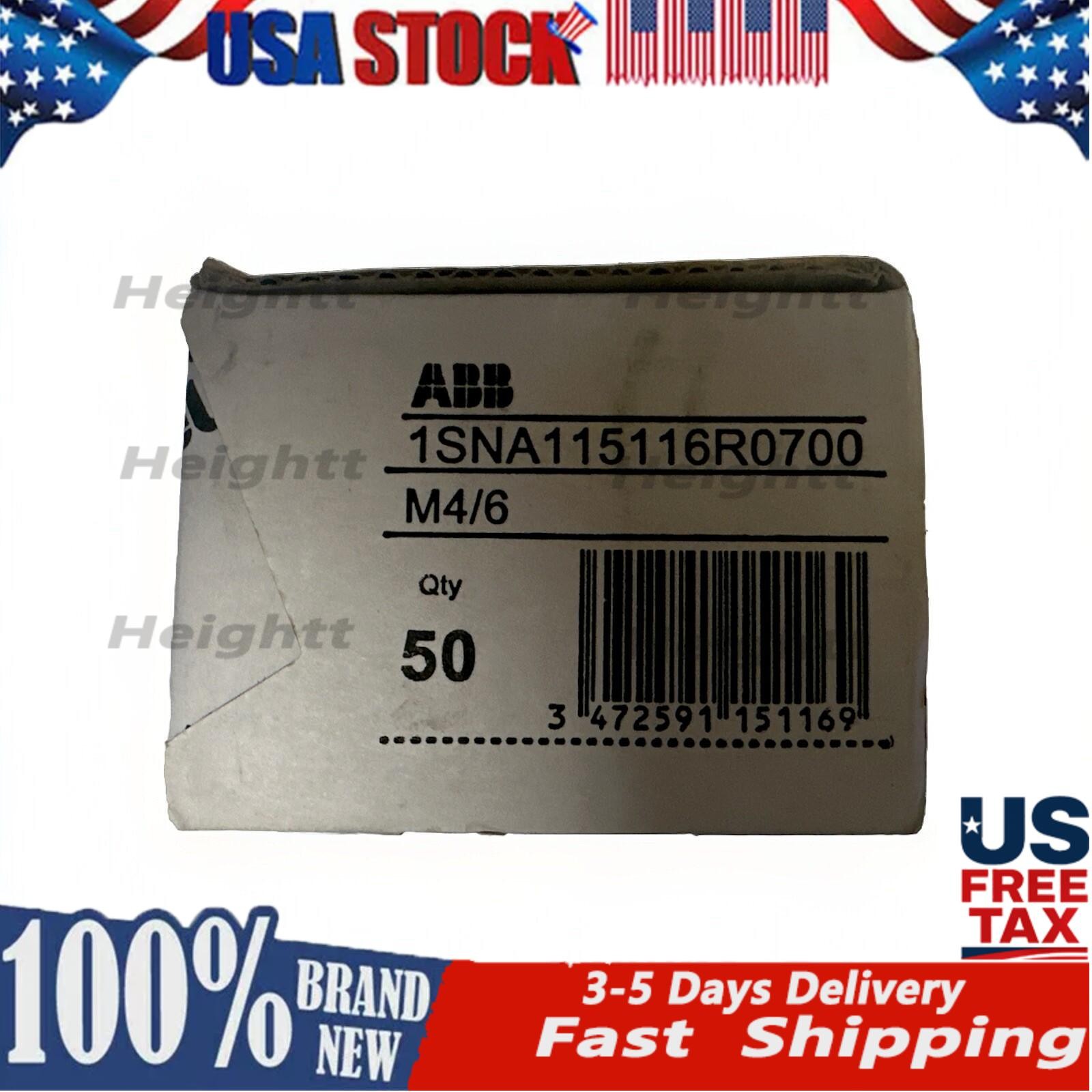 NEW Box of 50 ABB Entrelec 1SNA115116R0700