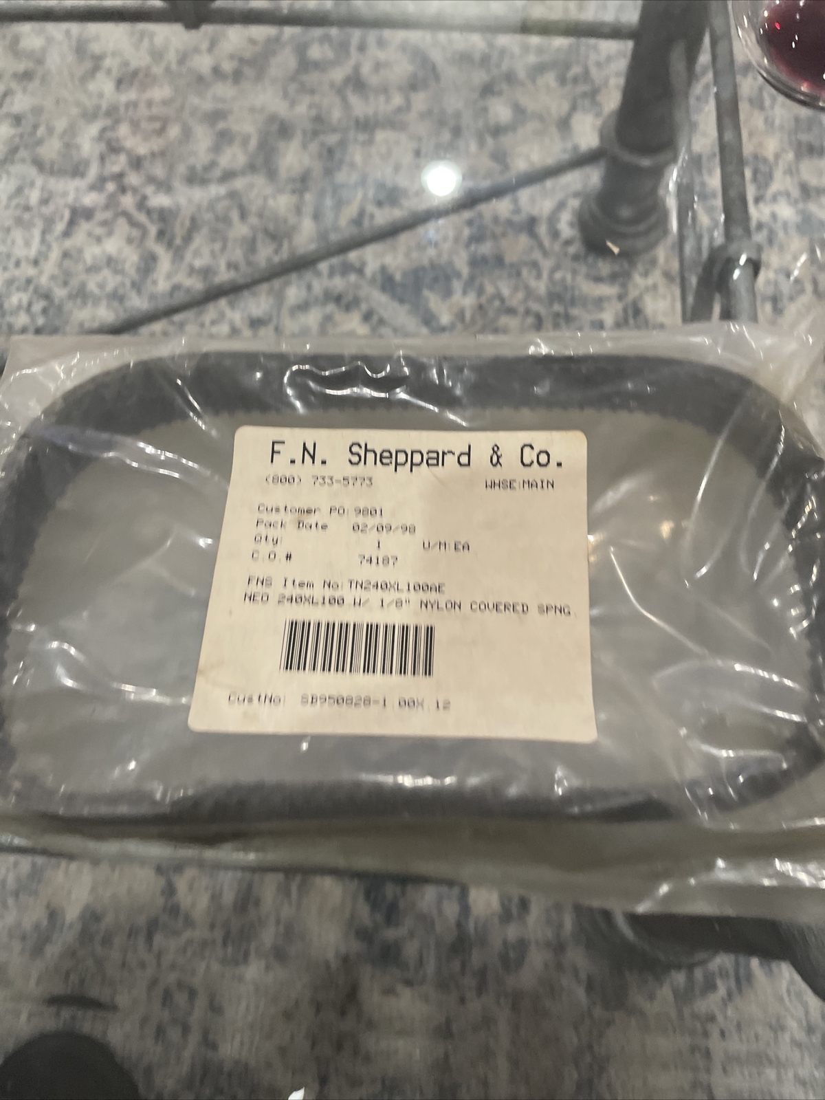 NEO 240xl100 W/ 1/8” Nylon Covered Spng. – Tn240xl100ae