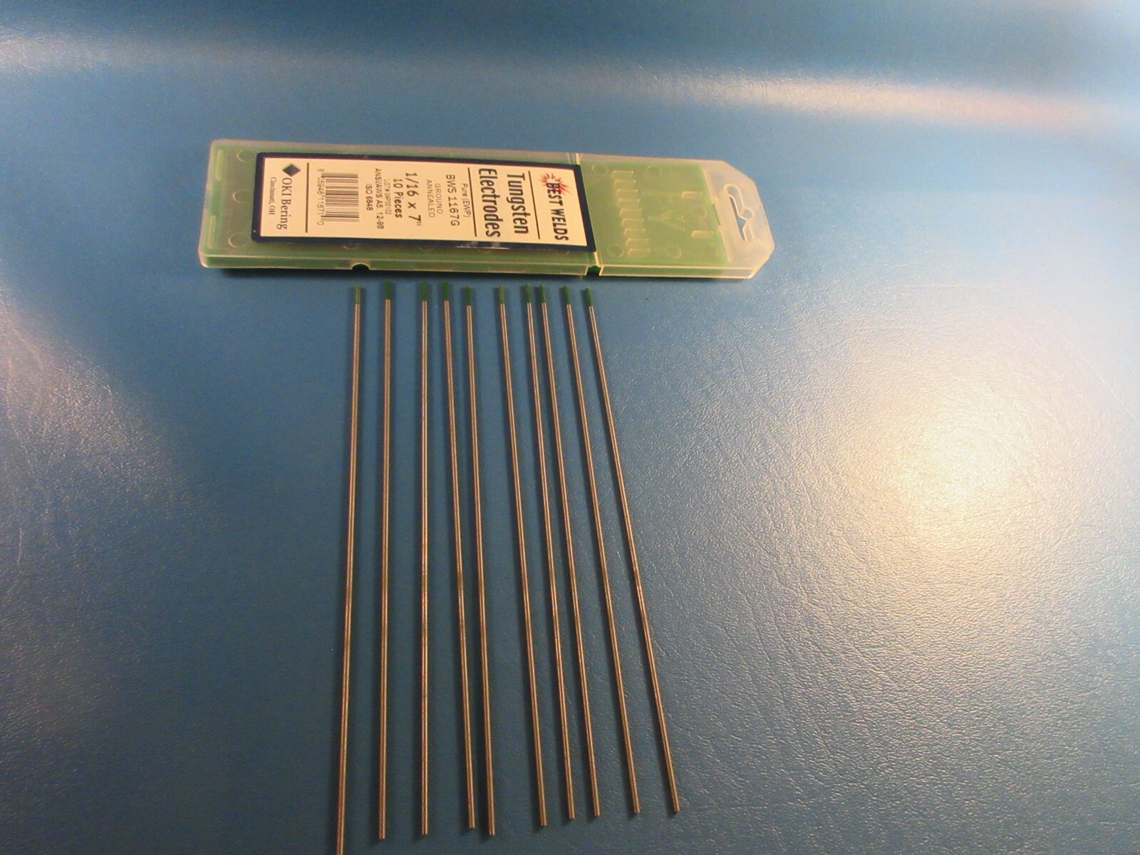 Package of 10 Best Welds 1/16 x 7″, BWS1167G, Tungsten Electrodes