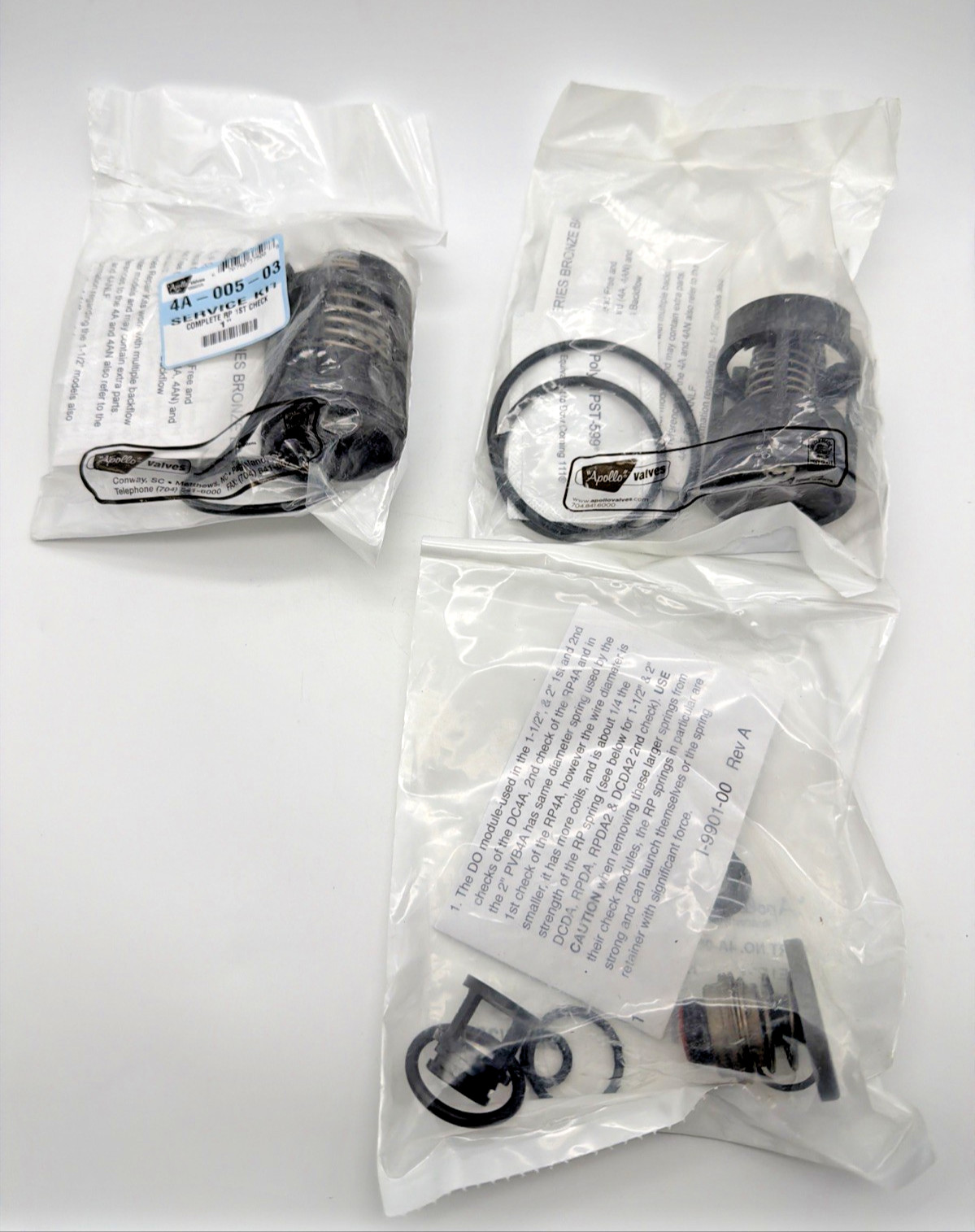 Apollo 4A-005-10 Repair Kit 1″ 4A Series Backflow Internal Parts Kit