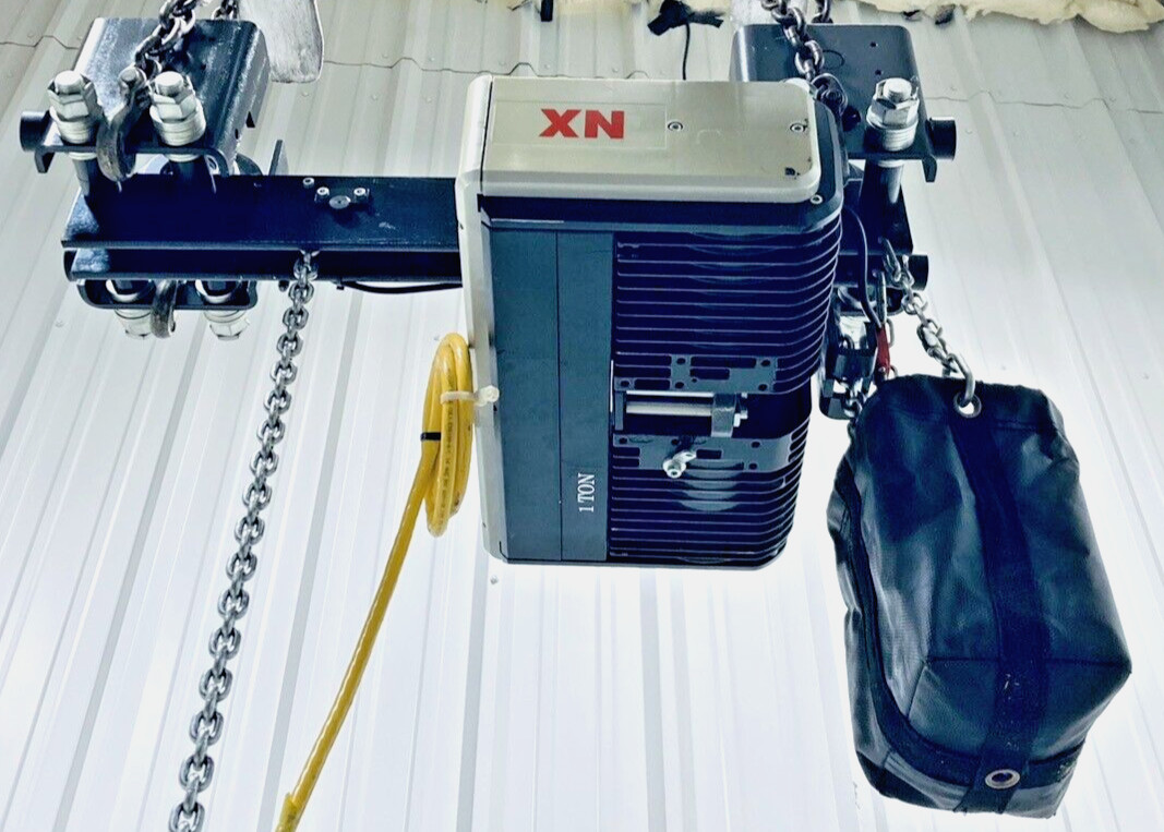 KONECRANES XN10100015P16S1C 3/4-TON ELECTRIC CHAIN HOIST 1.5HP 460V 3PH 16FPM
