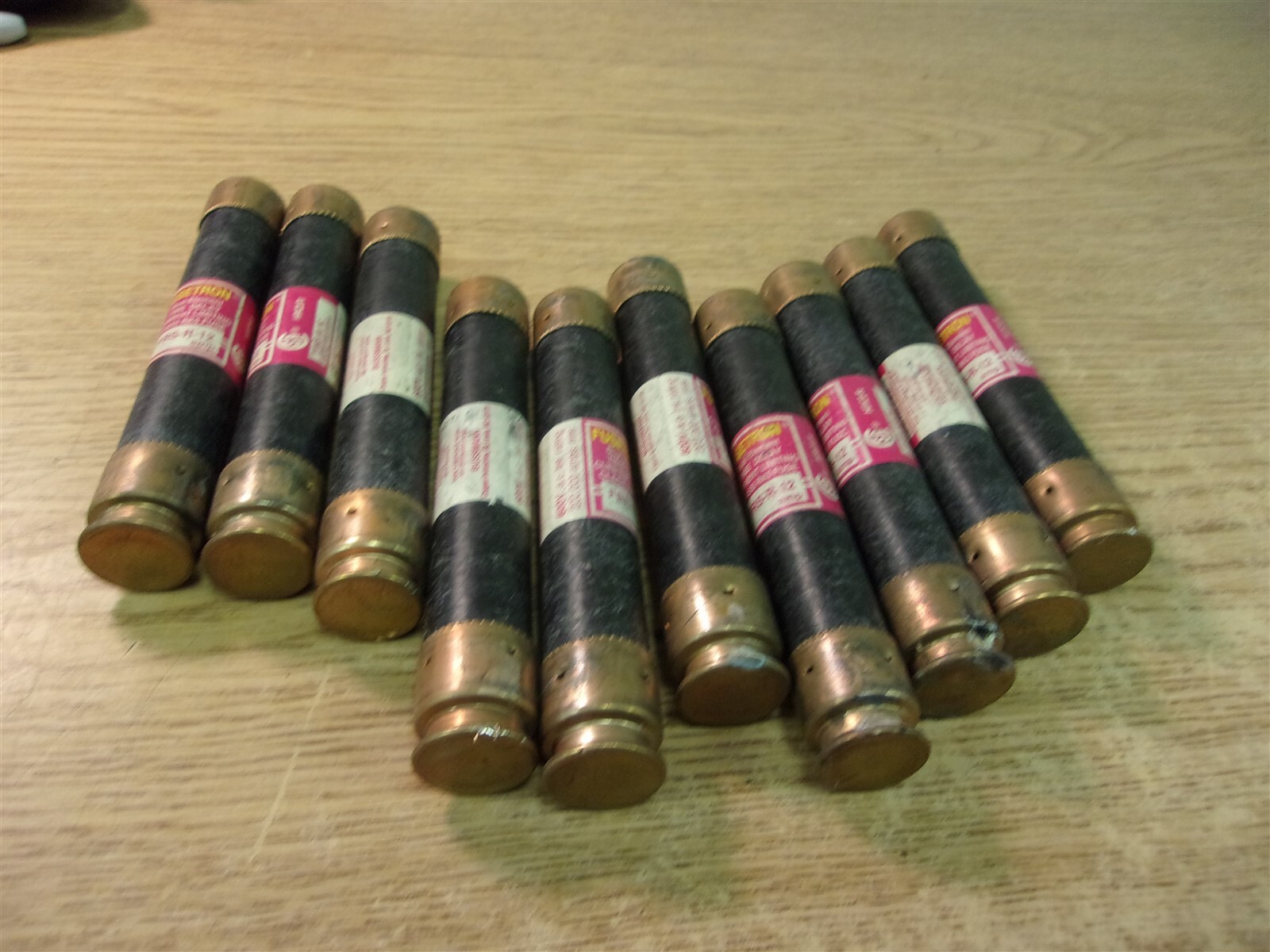 Fusetron FRS-R-12 600VAC Fuses, Lot of 10 *FREE SHIPPING*