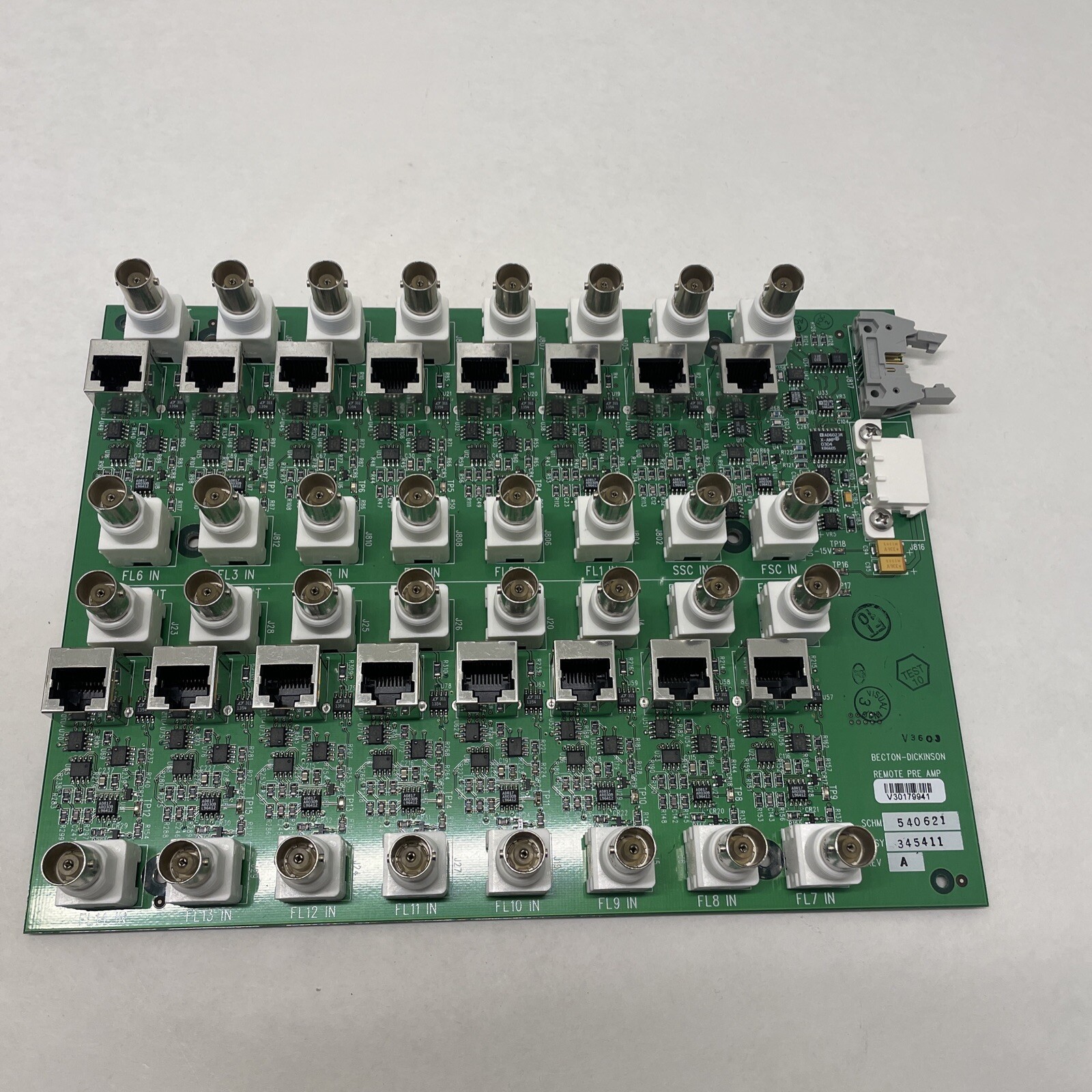 Becton Dickinson BD Remote Pre Amp Module 345411 540621 Rev A