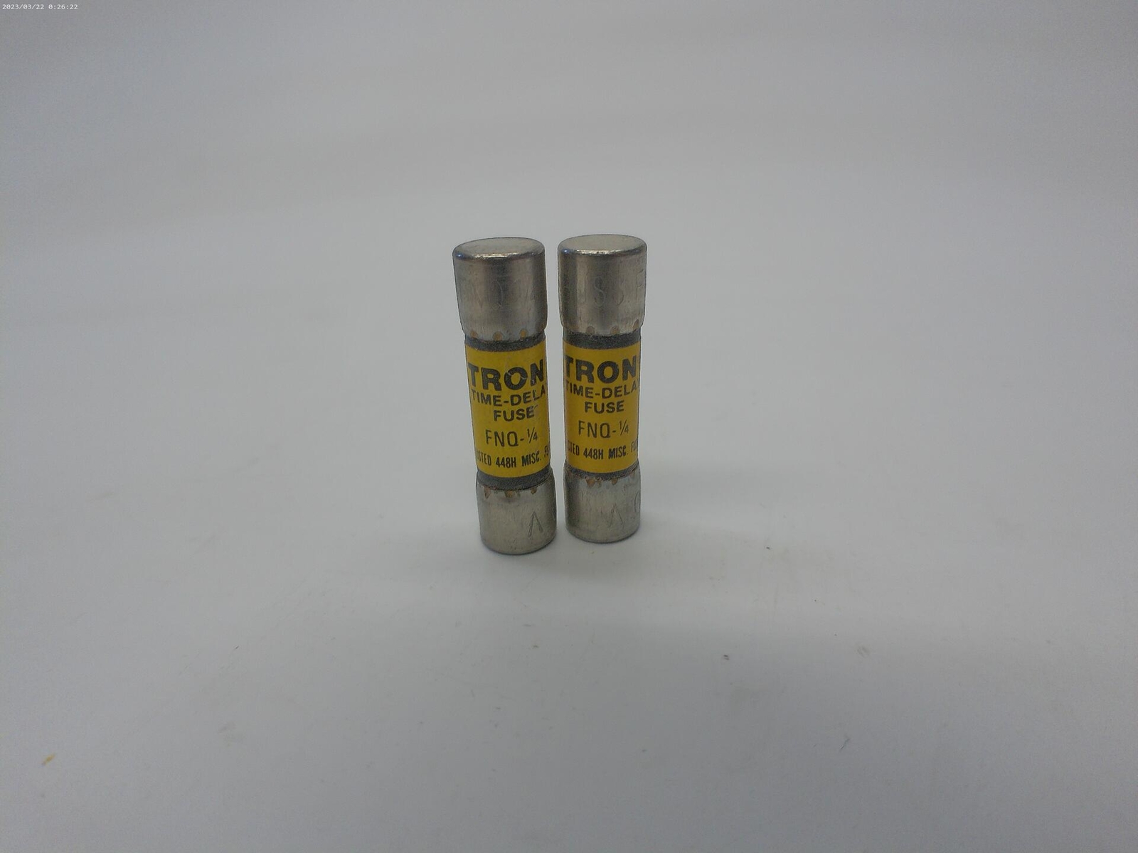 TRON FNQ-1/4 FUSE LOT OF 2 NSNP