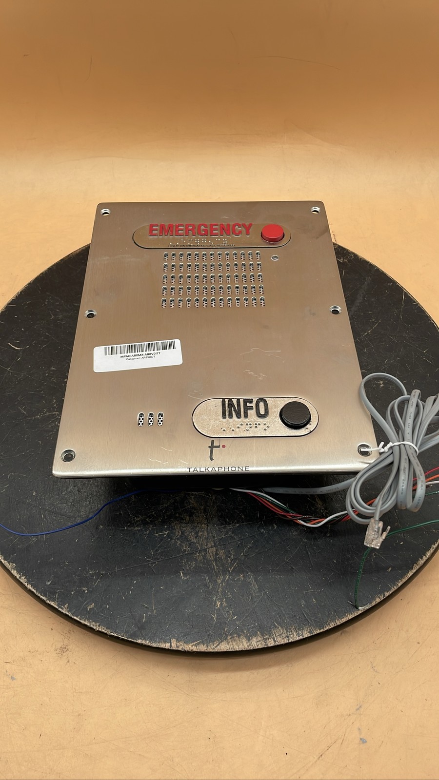 Talk-A-Phone ETP-400D Emergency Communication Telephone Call Box Unit