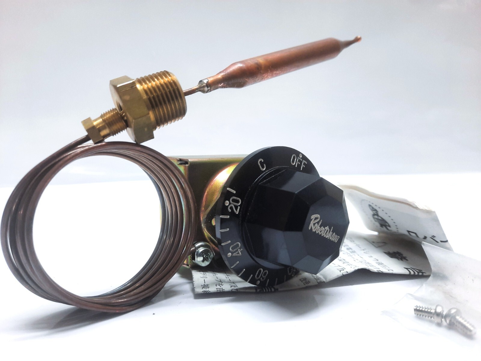 ROBERTSHAW CONTROLS EA3-106-48 05K7 THERMOSTAT RANGE OF 20°C TO 120°C.