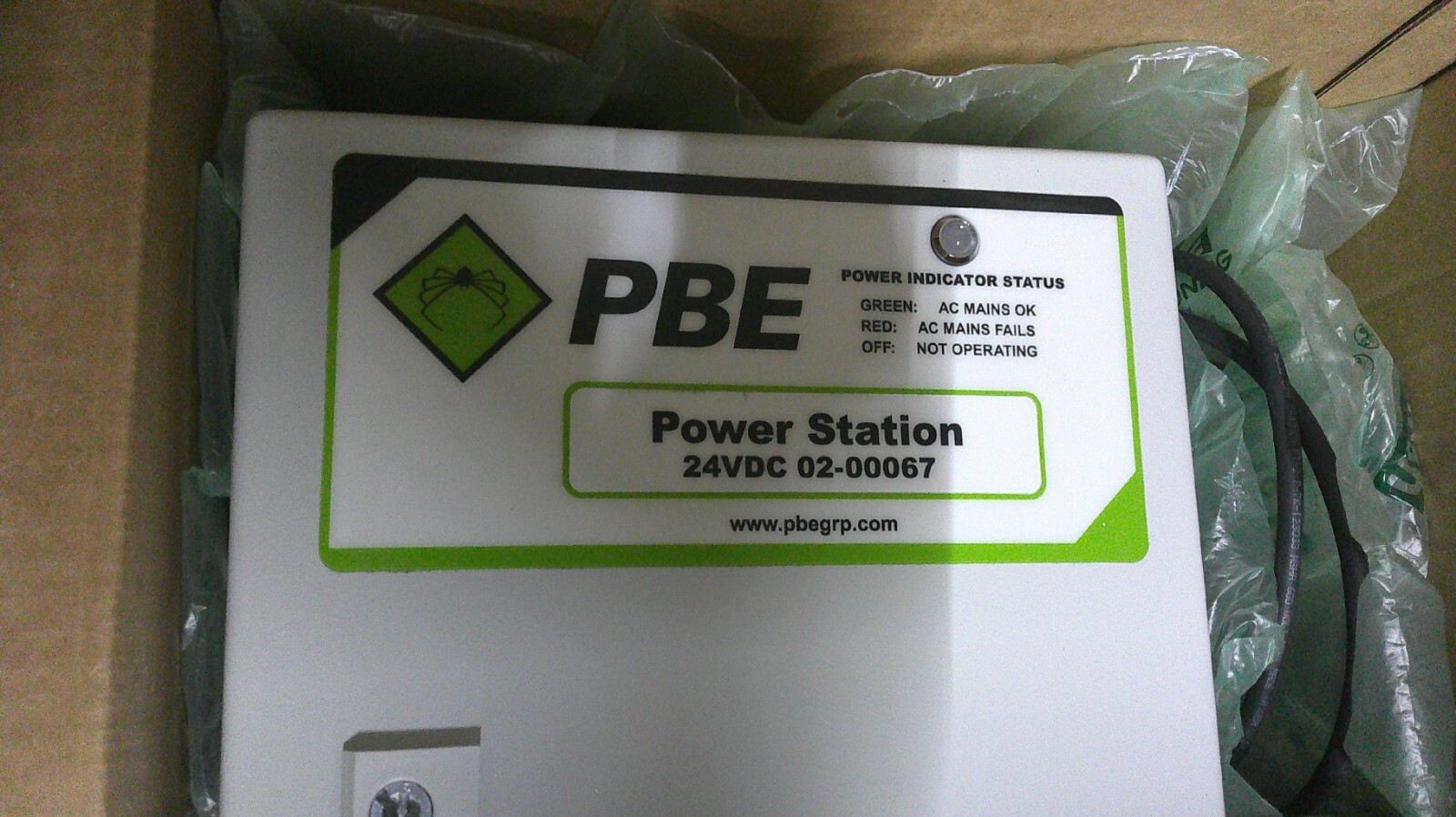 New PBE Axell Power Station 02-00067 24VDC