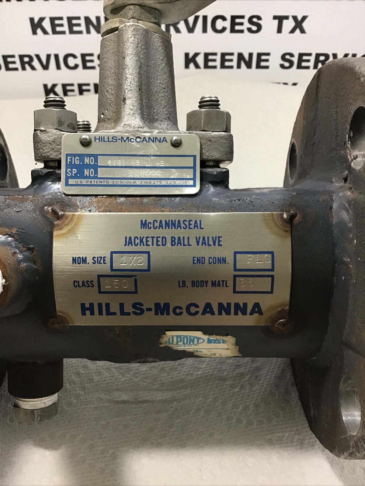 Mccannaseal Jacketed Ball Valve Class 150 Nom Size 1×2