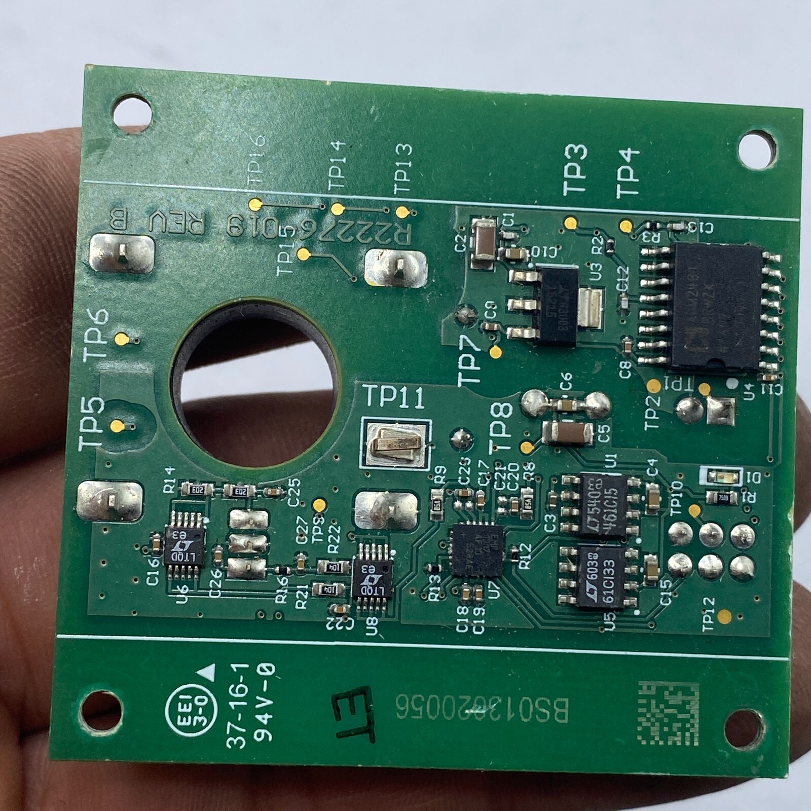 CIRCUIT BOARD R22276-019 REV B W/ HC5F200-S CURRENT SENSOR “FREE SHIPPING” 🔔