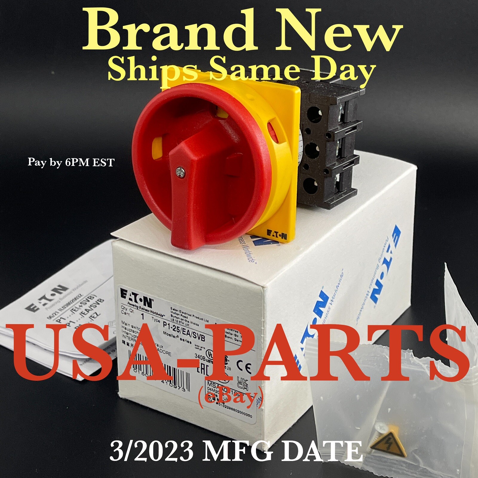 Eaton Moeller P1-25/EA/SVB *NEW IN BOX* P125easvb **SEALED**