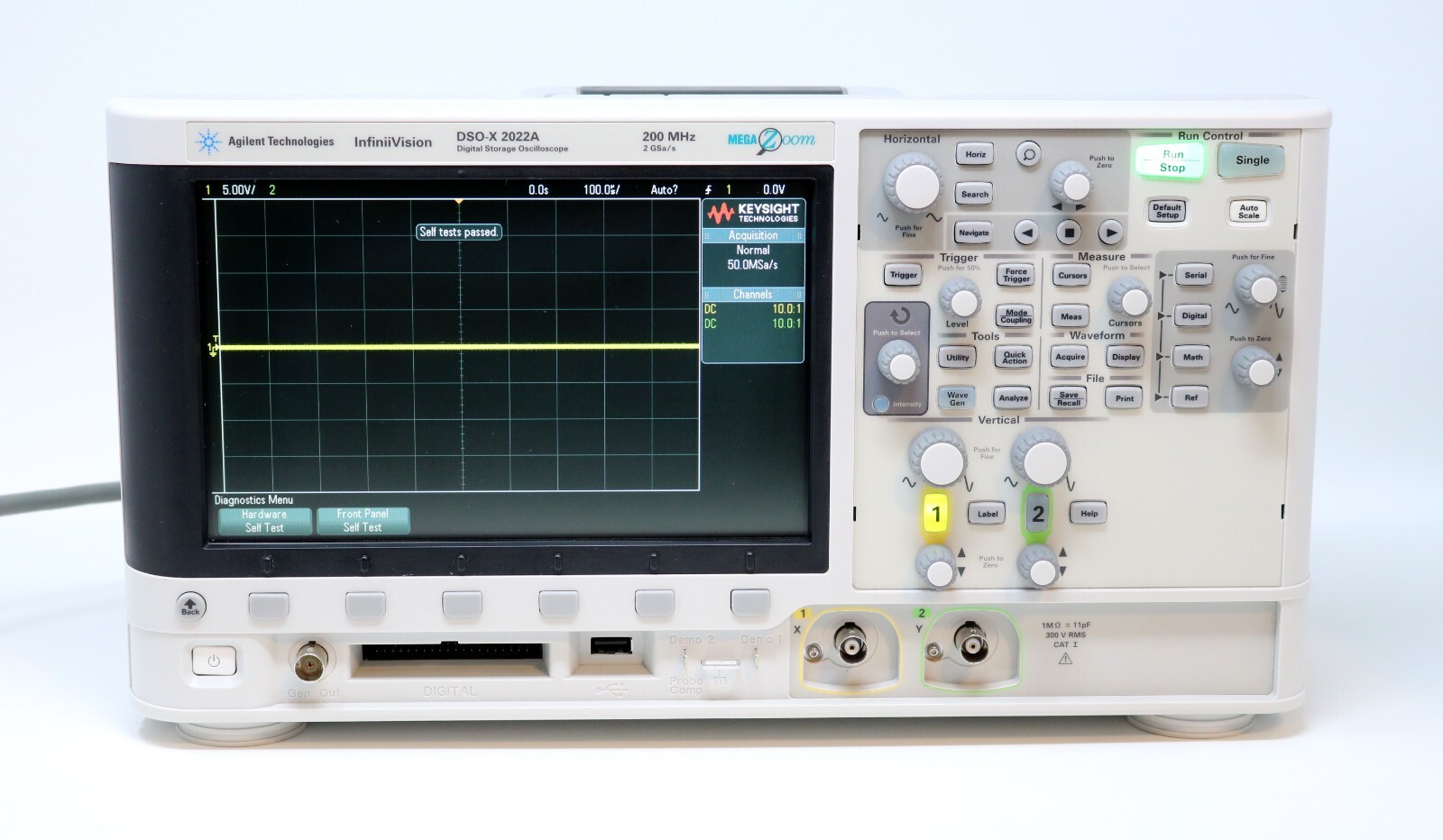 Used Agilent / Keysight DSOX2022A Digital Oscilloscope 2-Channel US Free tax