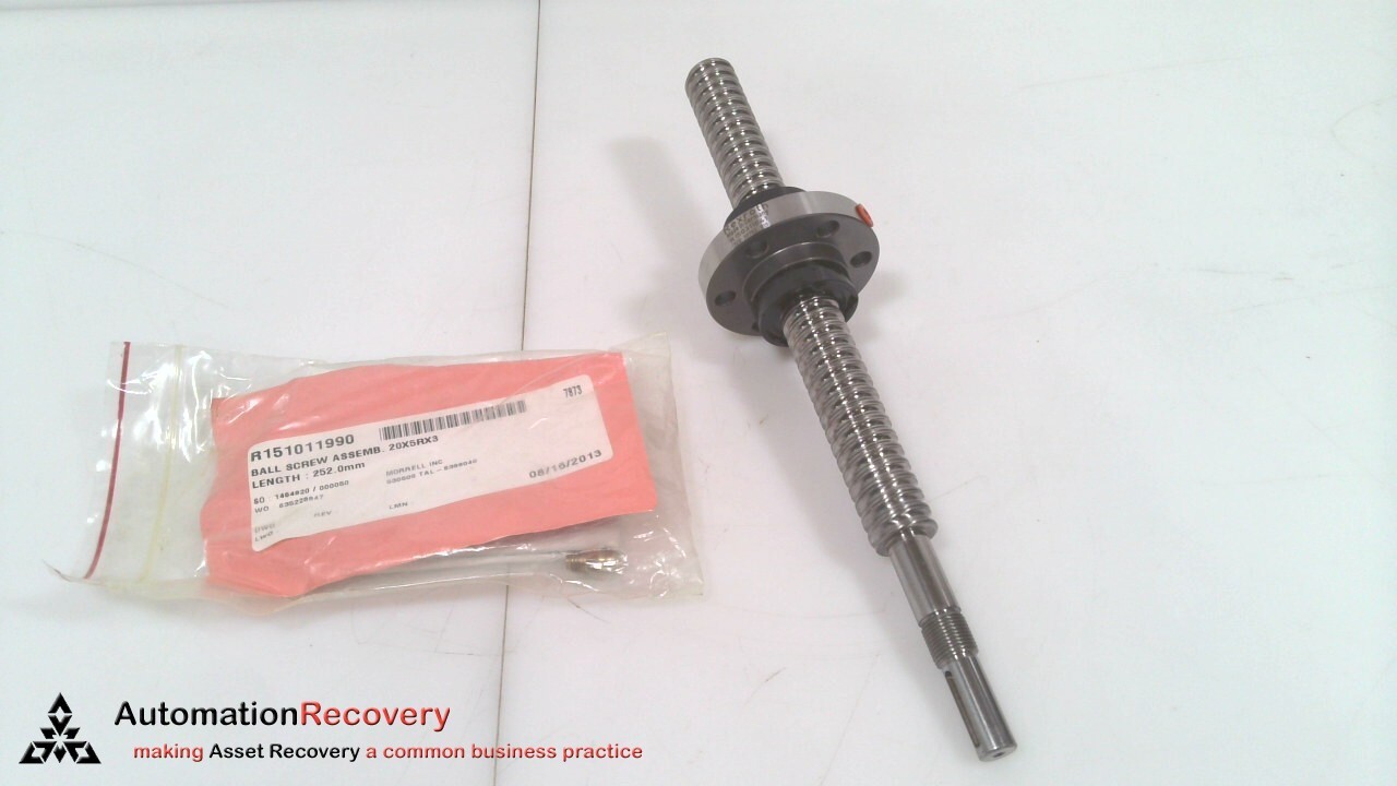 REXROTH R151011990, BALL SCREW ASSEMBLY, LENGTH: 252 MM,, NEW* #226206