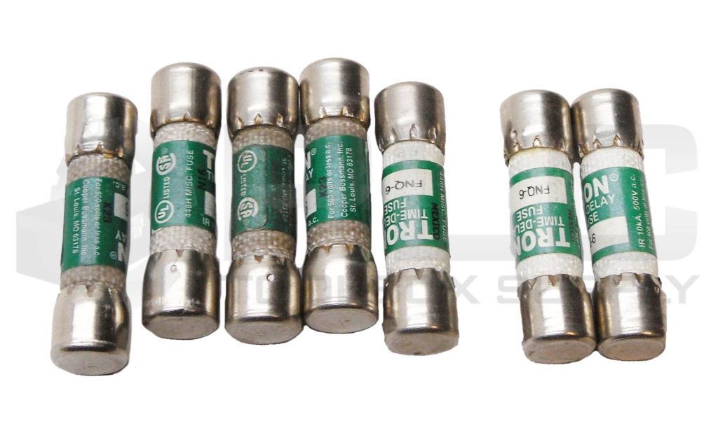 LOT OF 7 NEW TRON FNQ-6 TIME DELAY FUSE 6A 500VAC