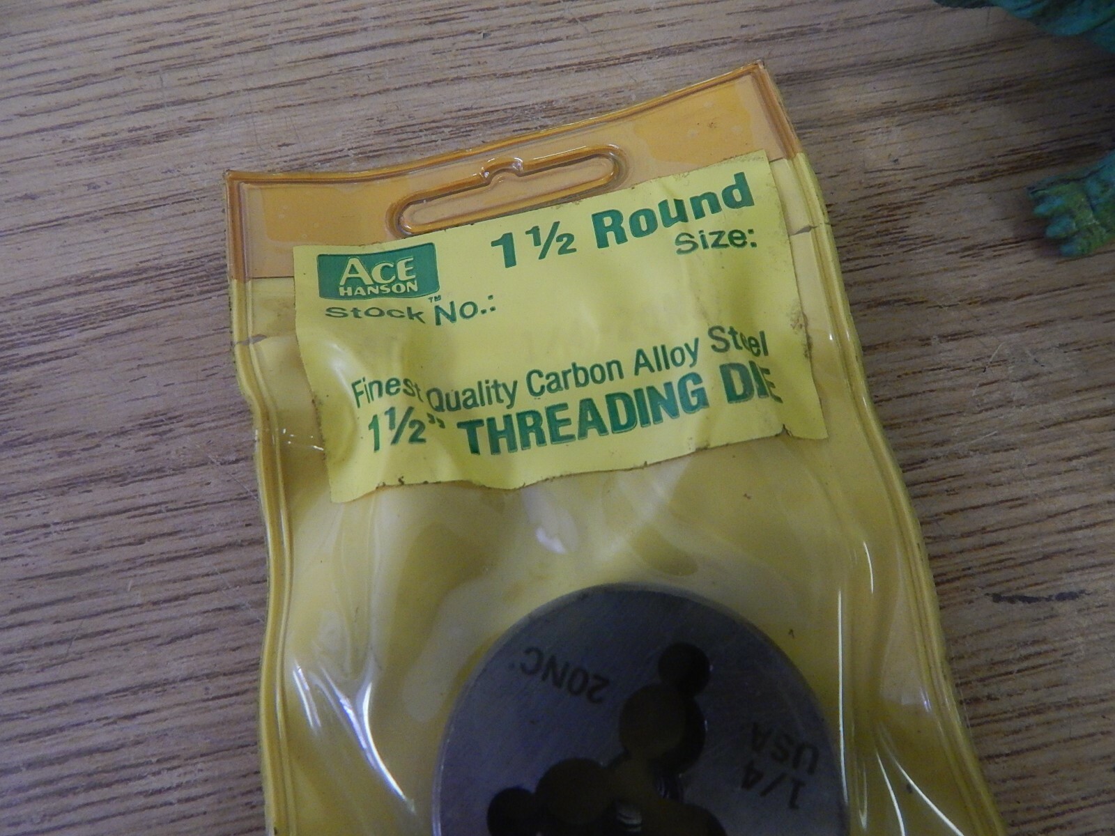 NEW Ace Hanson 1-1/2 Round 20NC Threading Die *FREE SHIPPING*