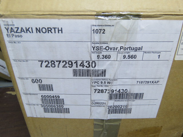 YAZAKI 7287-2914-30 Qty of 10 per Lot YAZAKI 7287-2914-30