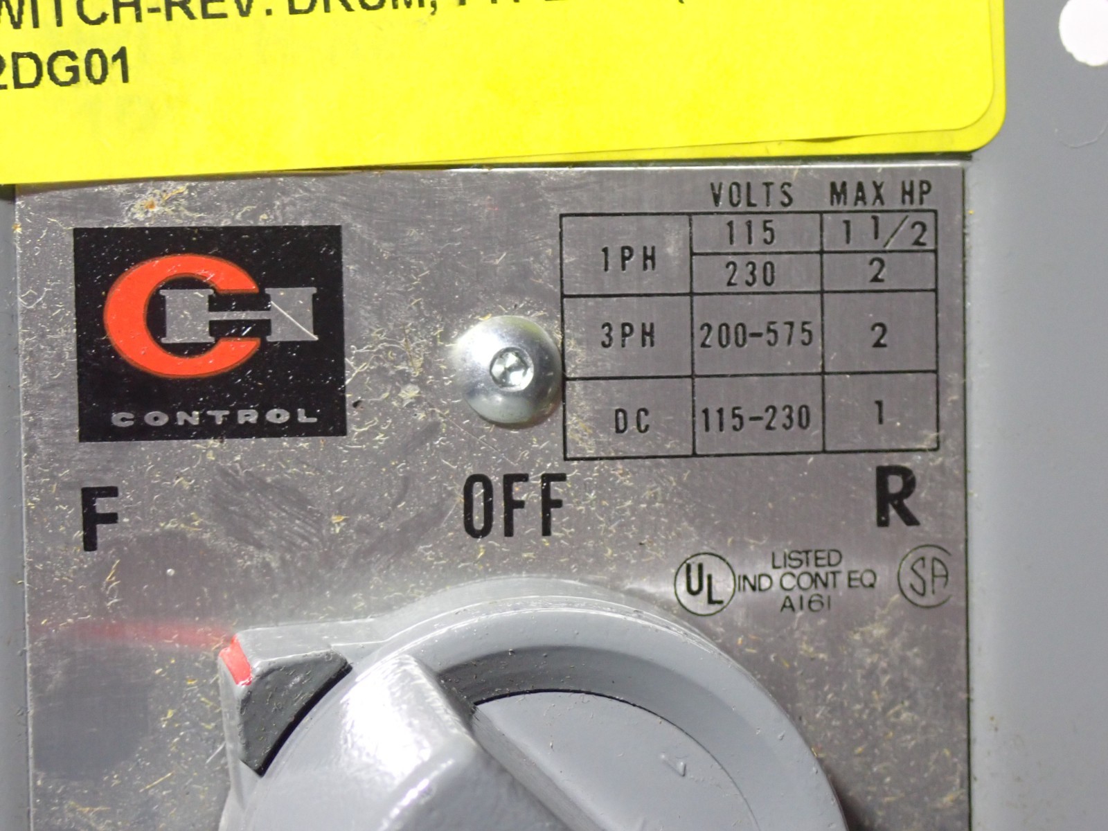 9441H275C CUTLER HAMMER DB1 REVERSE DRUM SWITCH NEW