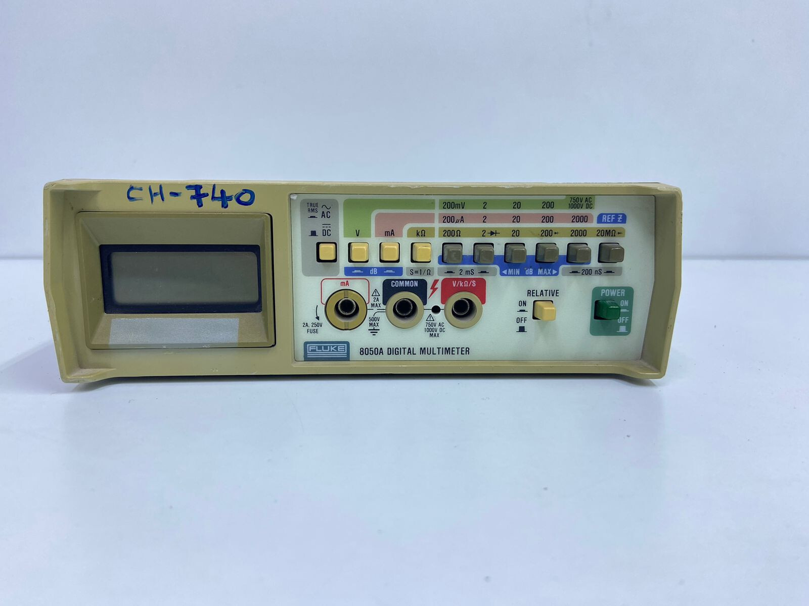 Fluke 8050a digital multimeter, CH#740