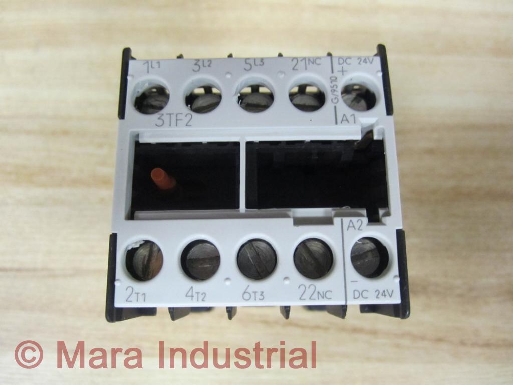 Siemens 3TF2001-0BB4 3 Pole Contactor 3TF20010BB4 W/Out Front Cover