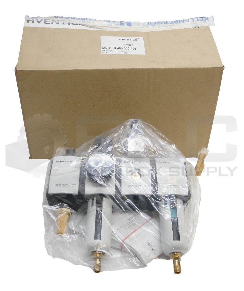 NEW AVENTICS AS3-BAV-6012-MAH PNEUMATIC AIR PREPARATION UNIT