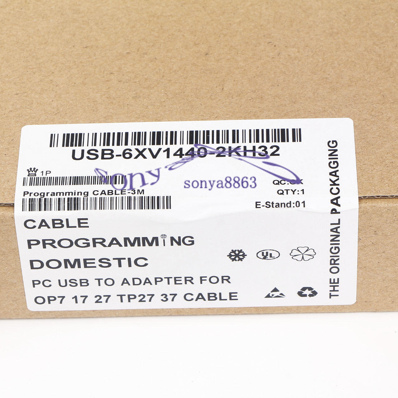 FOR siemens OP7/17/27/TP27/37 touch screen programming cable USB-6XV1440-2KH32