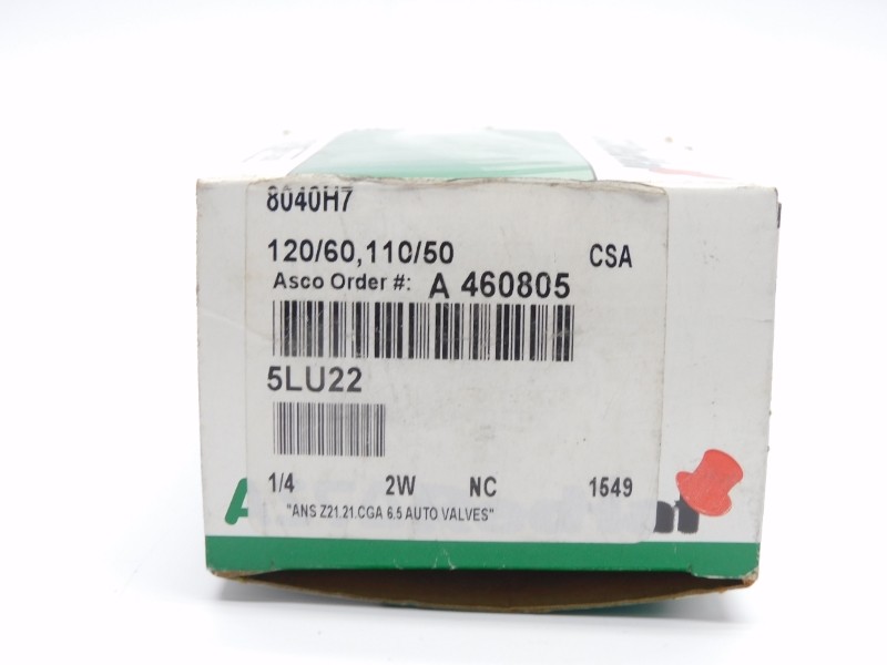 ASCO 8040H7 110/120V 1/4″ NSMP