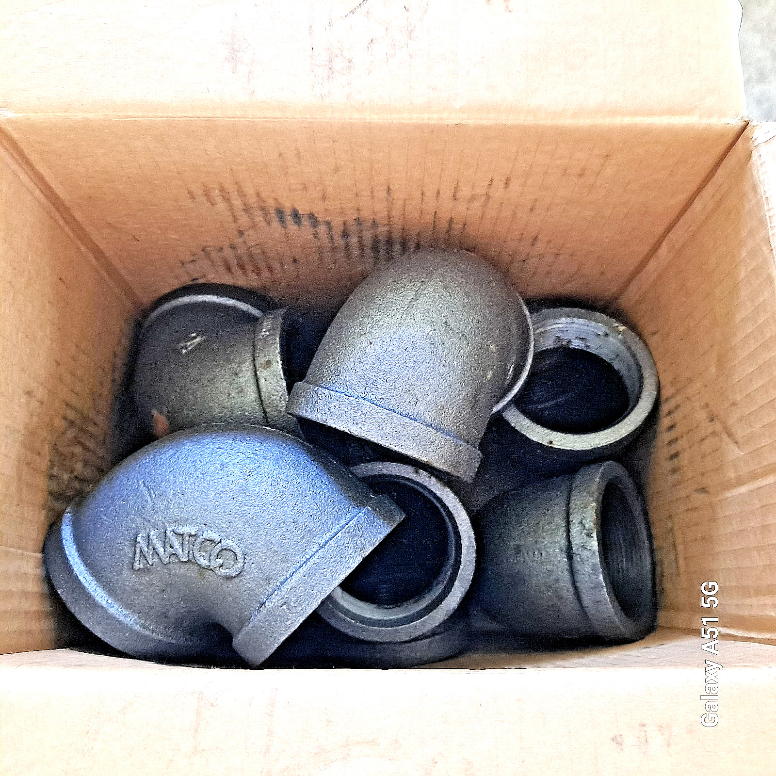 Box Of 8 2 Inch Matco-Norca ZMBL9008 Malleable 90 Elbow NEW NOS FREE SHIPPING