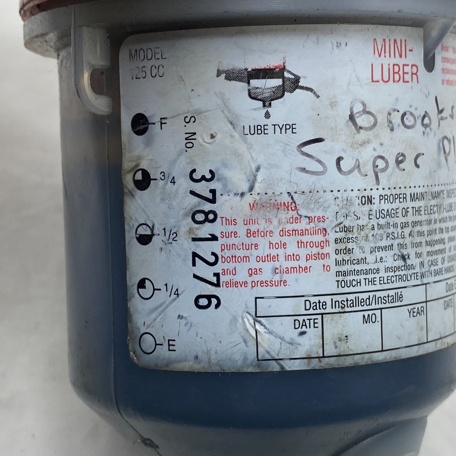 ATS Electro-Lube Mini Luber 125 CC