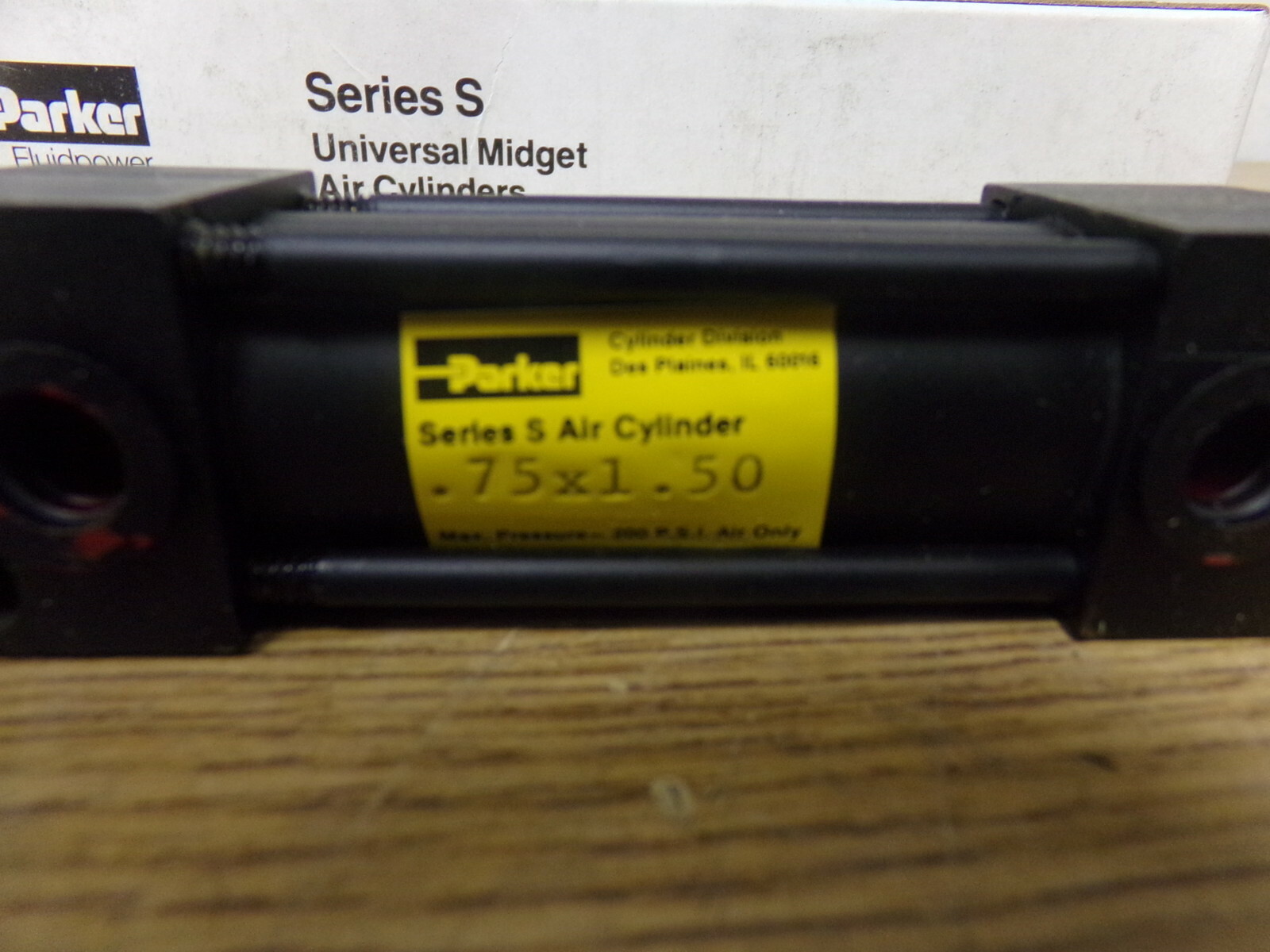 NEW Parker Series S Universal Midget Air Cylinder KUS .75×1.50 *FREE SHIPPING*