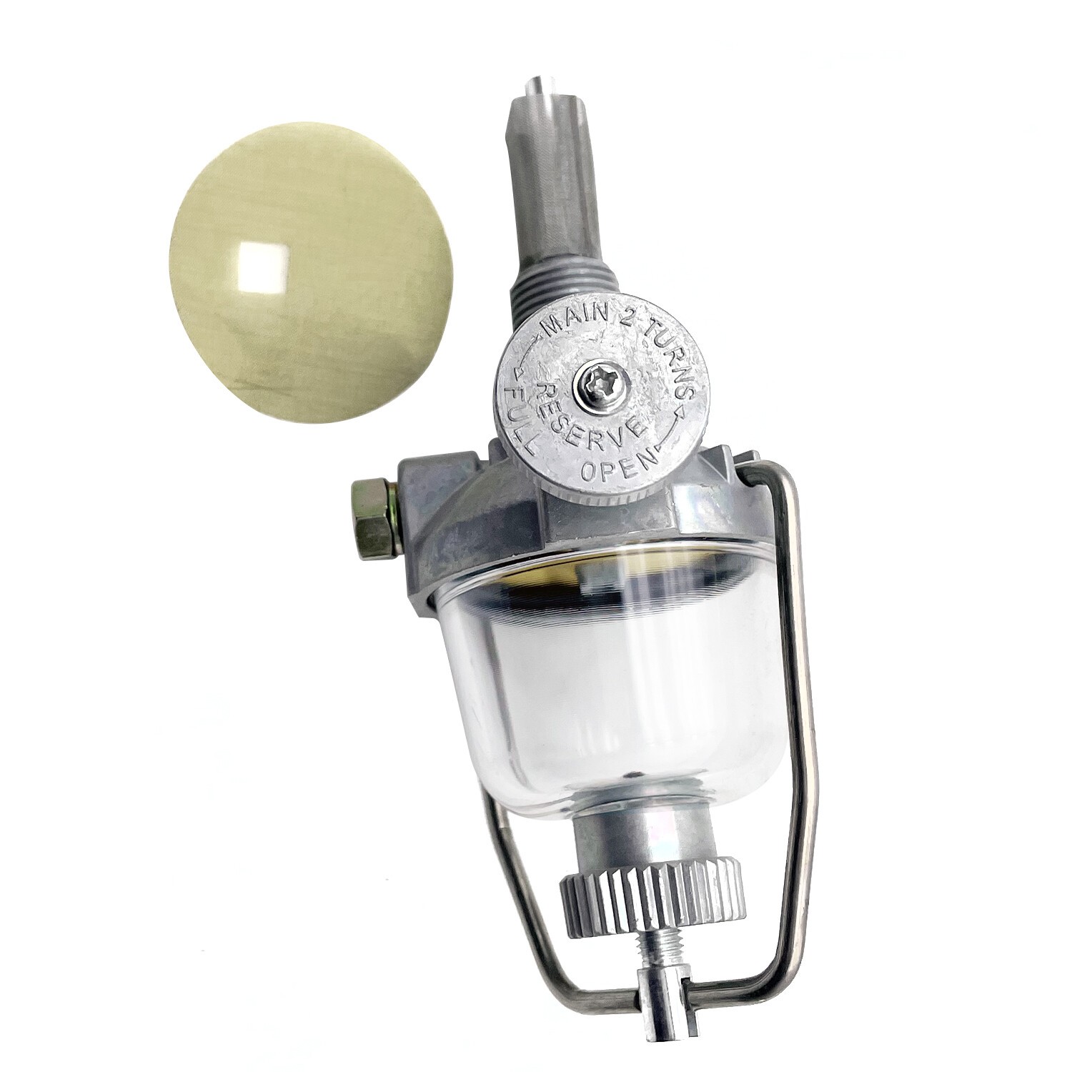 Fuel Sediment Bowl Gas w/ Shut Off For Ford NAA Jubilee 2N 8N 9N 2N9155B NAA9155