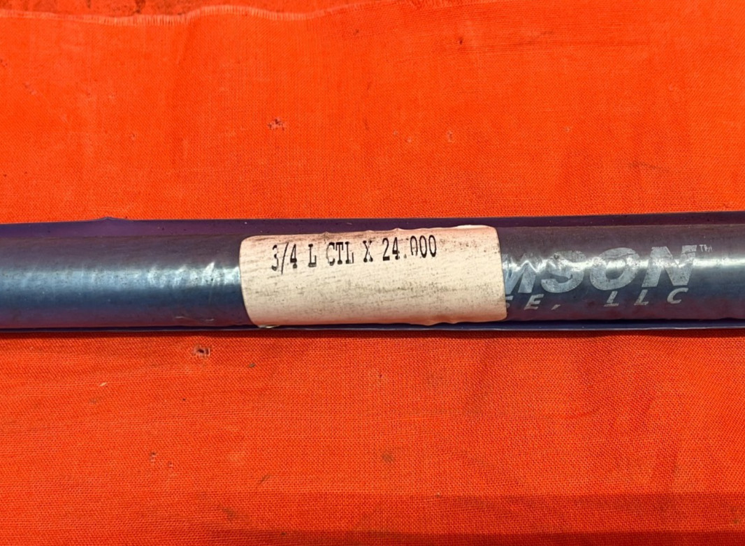 THOMSON, 3/4 L CTX 24 CARBON STEEL SHAFT, SHAFT DIAM .75″, DIAM TOLERANCE .75