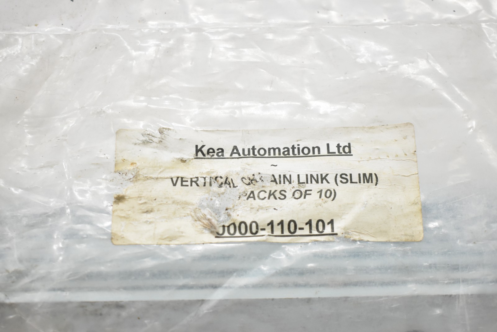 Lot of 10 Kea Automation Vertical Chain Links Slim Sze 0000-110-101 Set