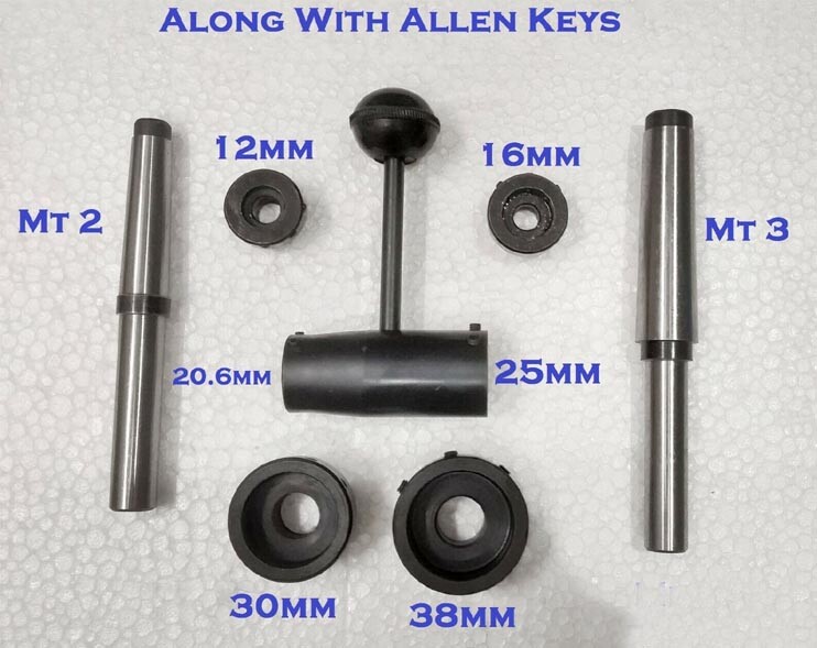 Lathe Tailstock Die Holder Set Floating Type MT2 & MT3 SHANK Hold Metric Dies