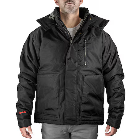 Tingley J28143.2X Unisex Insulated Jacket, Nylon, Black, 2Xl