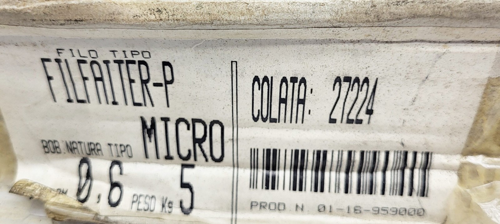 NEW FILO DIAM. 0.6 ART .608 DIN 8559 MOD 11 WELDING WIRE