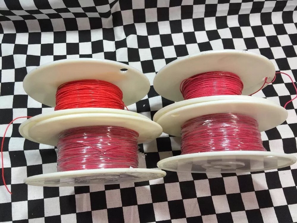 Lot Of 4, Anixter Wire 26 AWG, 1500ft, Color Red, Shipsameday