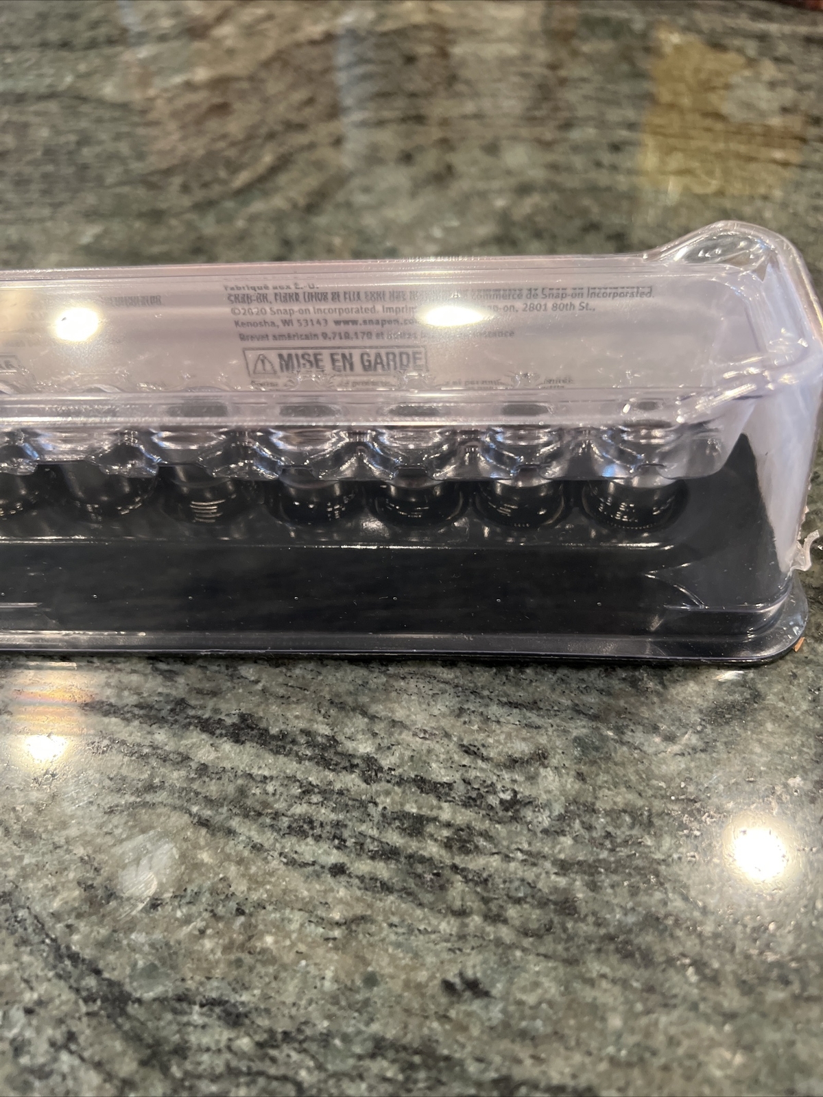 Snap On 212yfsmy 3/8 drive fdx shallow metric socket 12 pc 8-19mm sealed