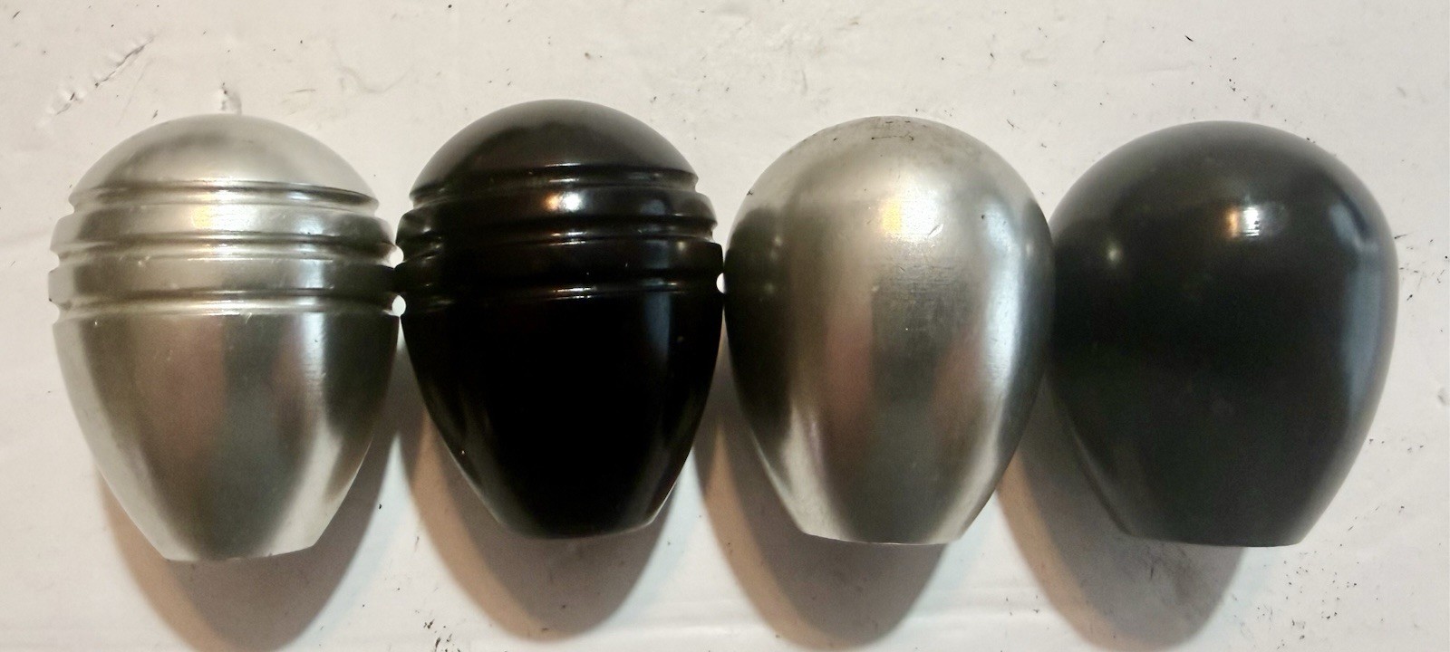Vintage Lot 19 Machinery / Auto Knobs Machined Aluminum 3/8-24 Threaded 2.5 Oz.