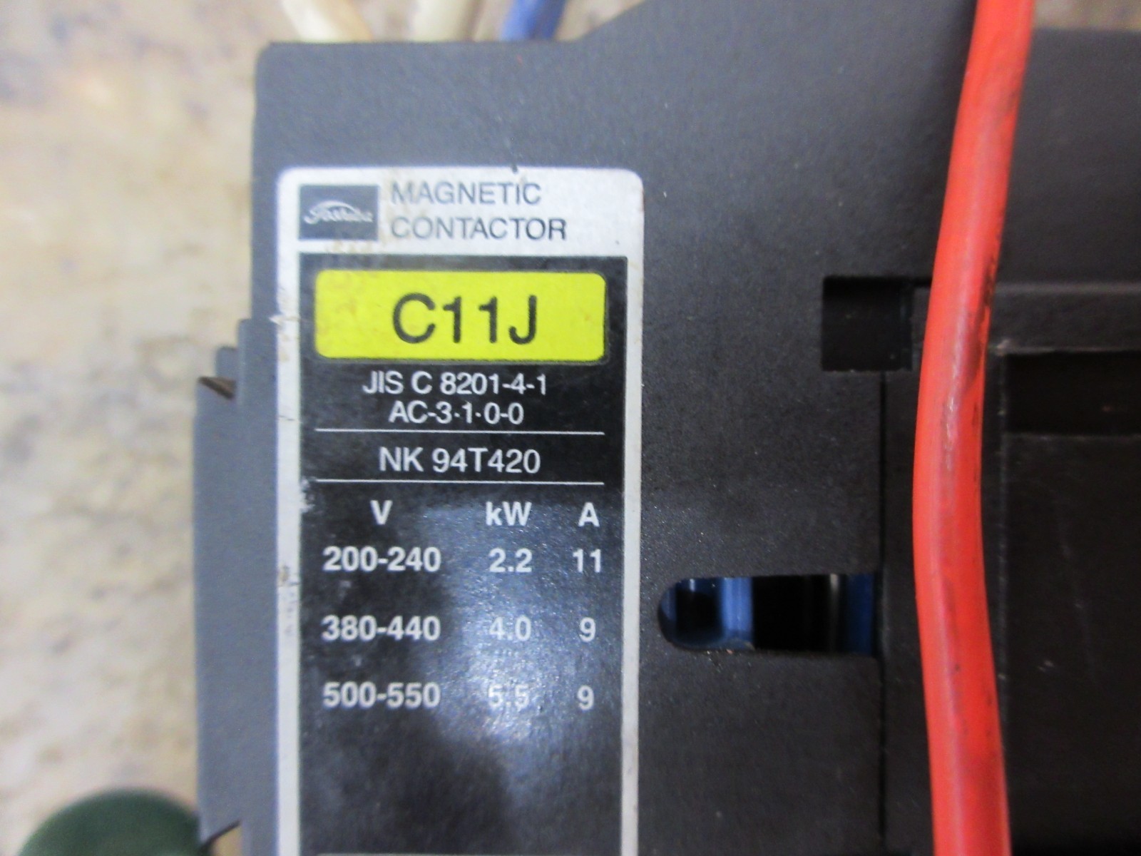 1991 MORI SEIKI L-100H TOSHIBA C11J CONTACTOR