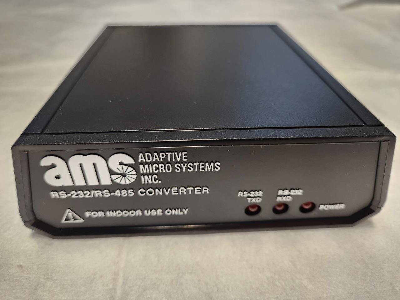 ADAPTIVE MICRO SYSTEMS RS-232/RS-485 CONVERTER Part# 10881111 50/60Hz New