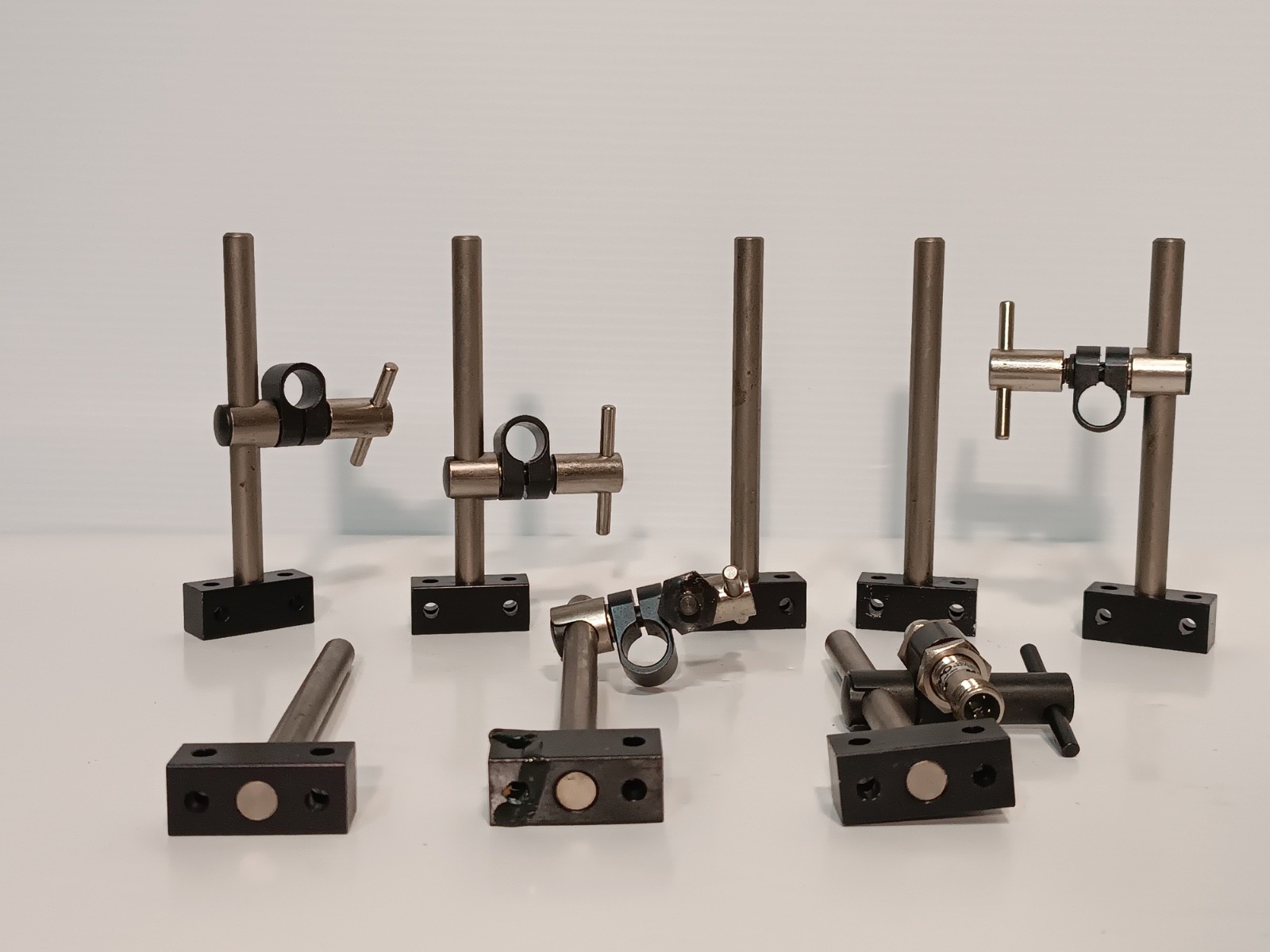 Lot of 8 LSP Industries P-925 Swivel Nozzle Bracket Holders, As Shown