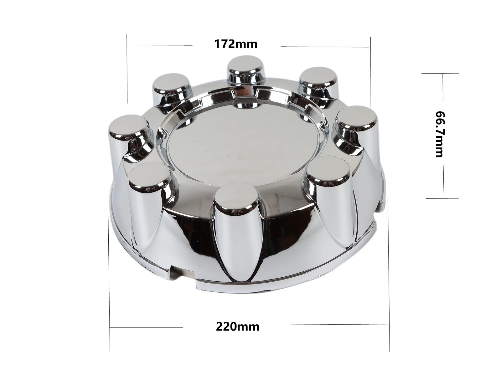 Fit F250 F350 SD 4×4 Chrome Wheel Center Hub Caps 8 Lug Rim Lug Cover Hubs