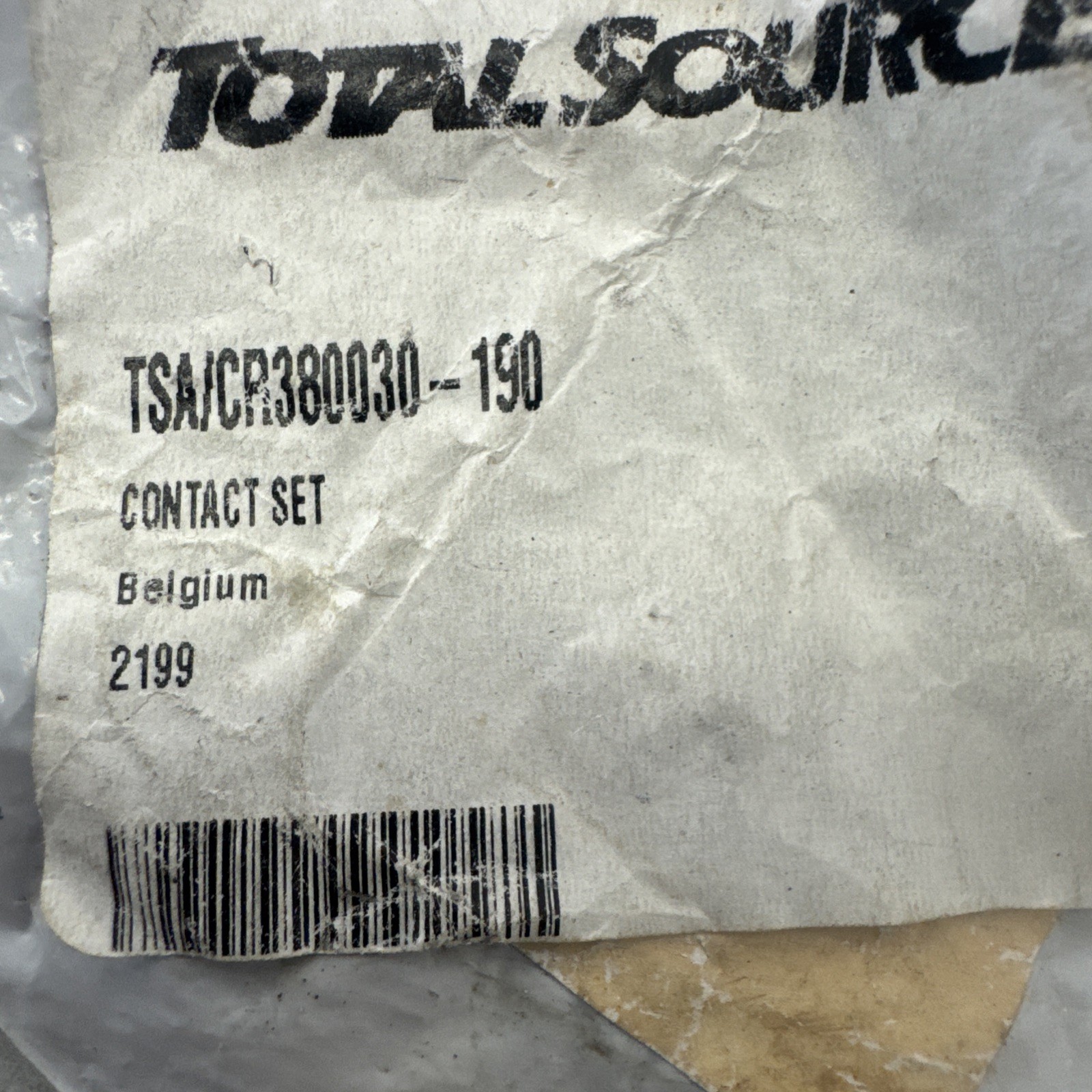 Total Source TSA/Cr380030-190 Contact Set New Other