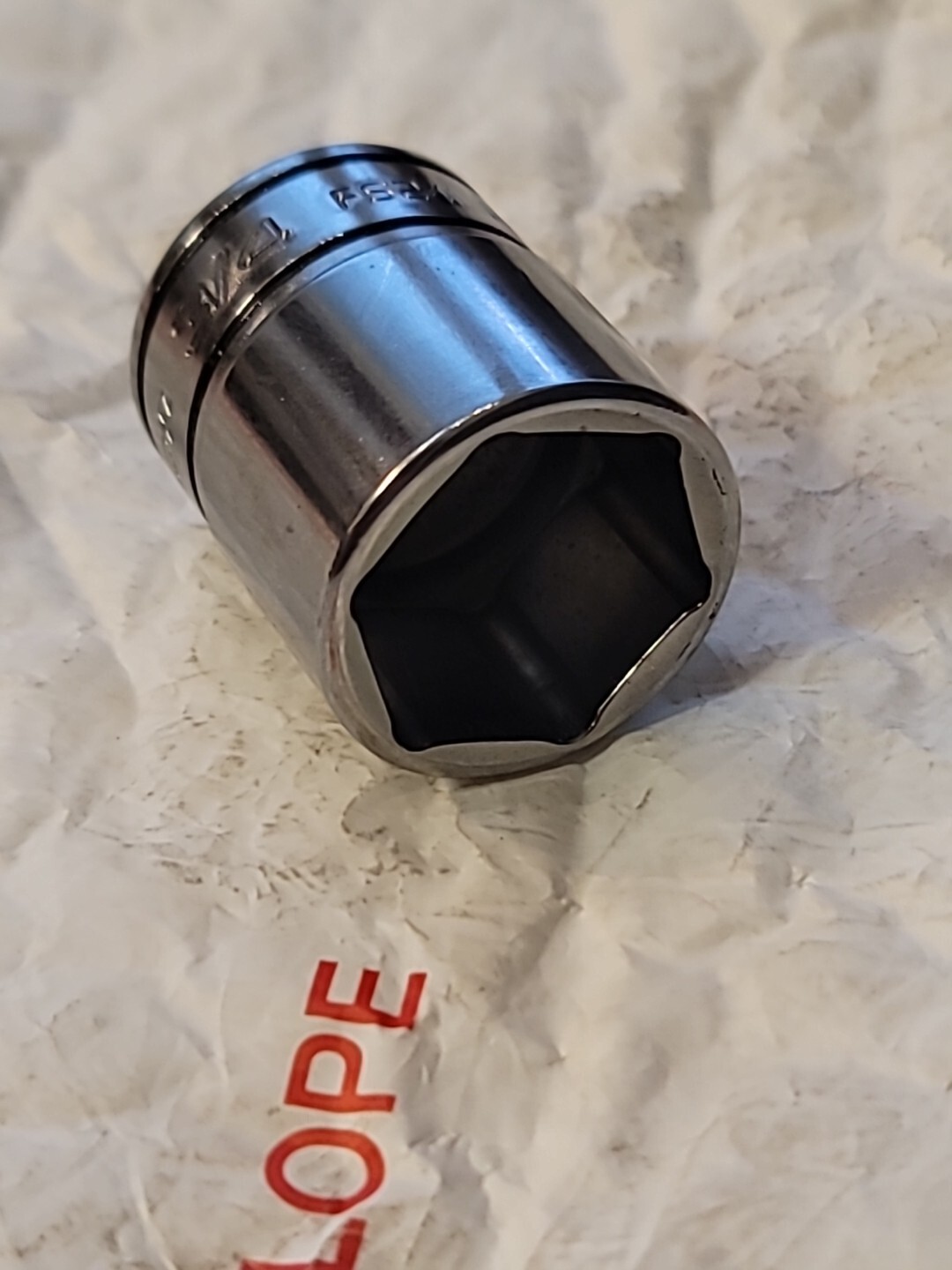 Snap-On FS241 3/4″ Size 3/8″ Drive shallow Chrome 6 point socket New