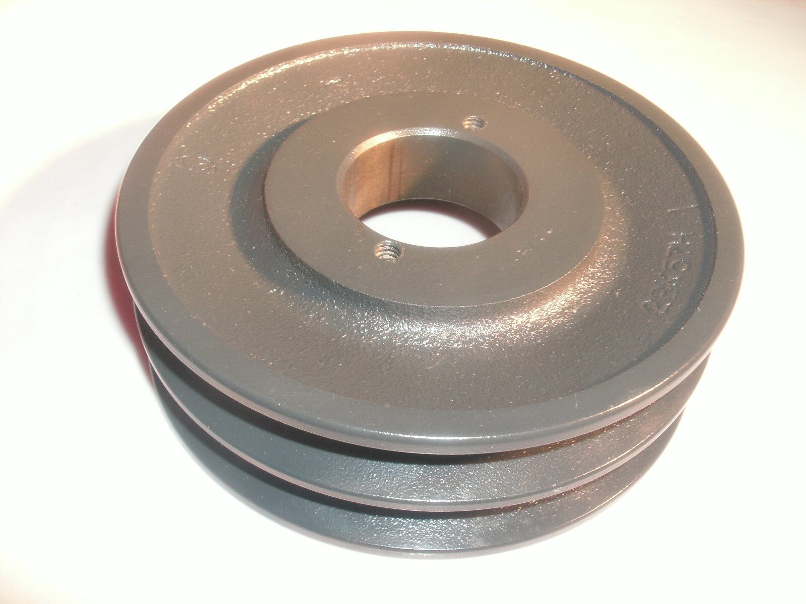 BROWNING 2BK57H CAST IRON SHEAVE 4L OR A, 5B OR L BELT 5.45″ OD 1043041