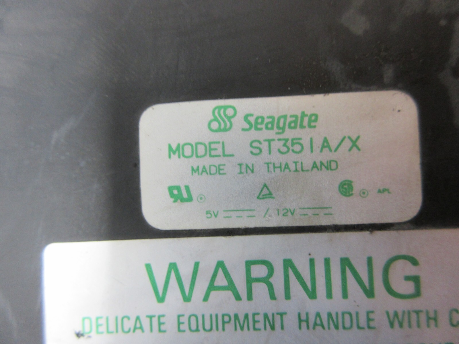 SEAGATE AGIE EDM HARD DRIVE HDD MCC DC 55369-001 ST351A 913001-305 21270-EC 5855