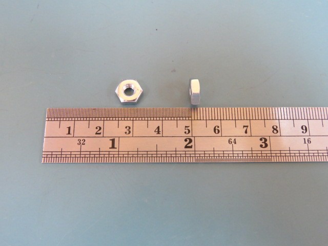 McMasters Carr 90480A009 Qty of 99 per Lot Medium-Strength Steel Hex Nut, Zinc-