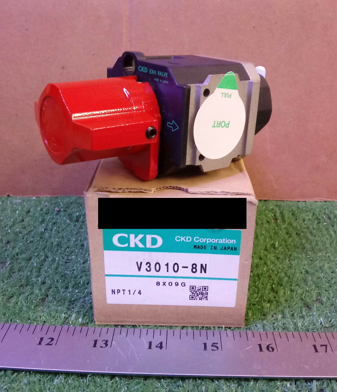 1 NEW CKD V3010-8N LOCK OUT PNEUMATIC EXHAUST VALVE NPT 1/4 NIB **MAKE OFFER**