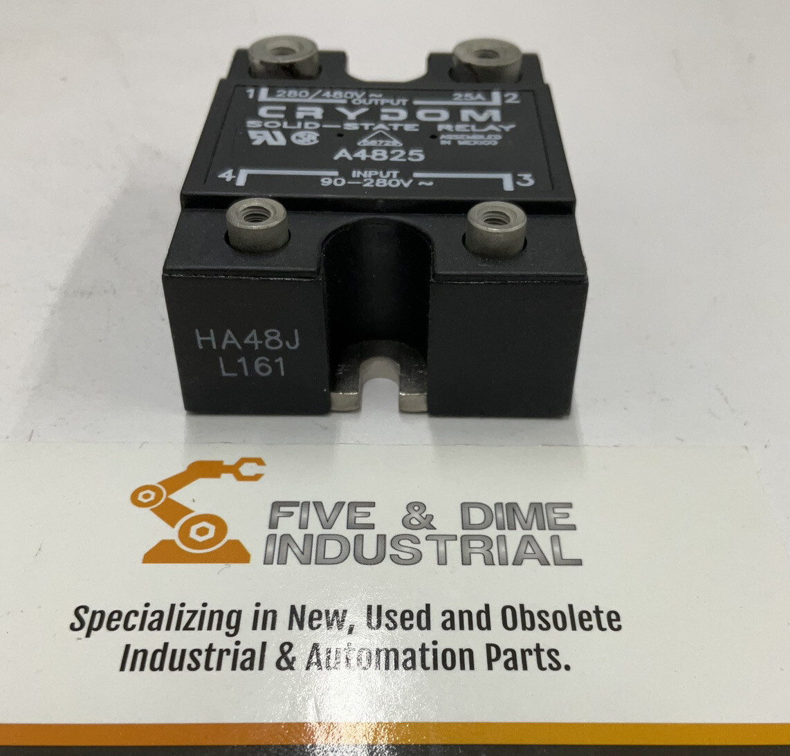 Crydom A4825 New Solid State Relay Input 90-280AC, Output 280/480VAC 25A (CL327)