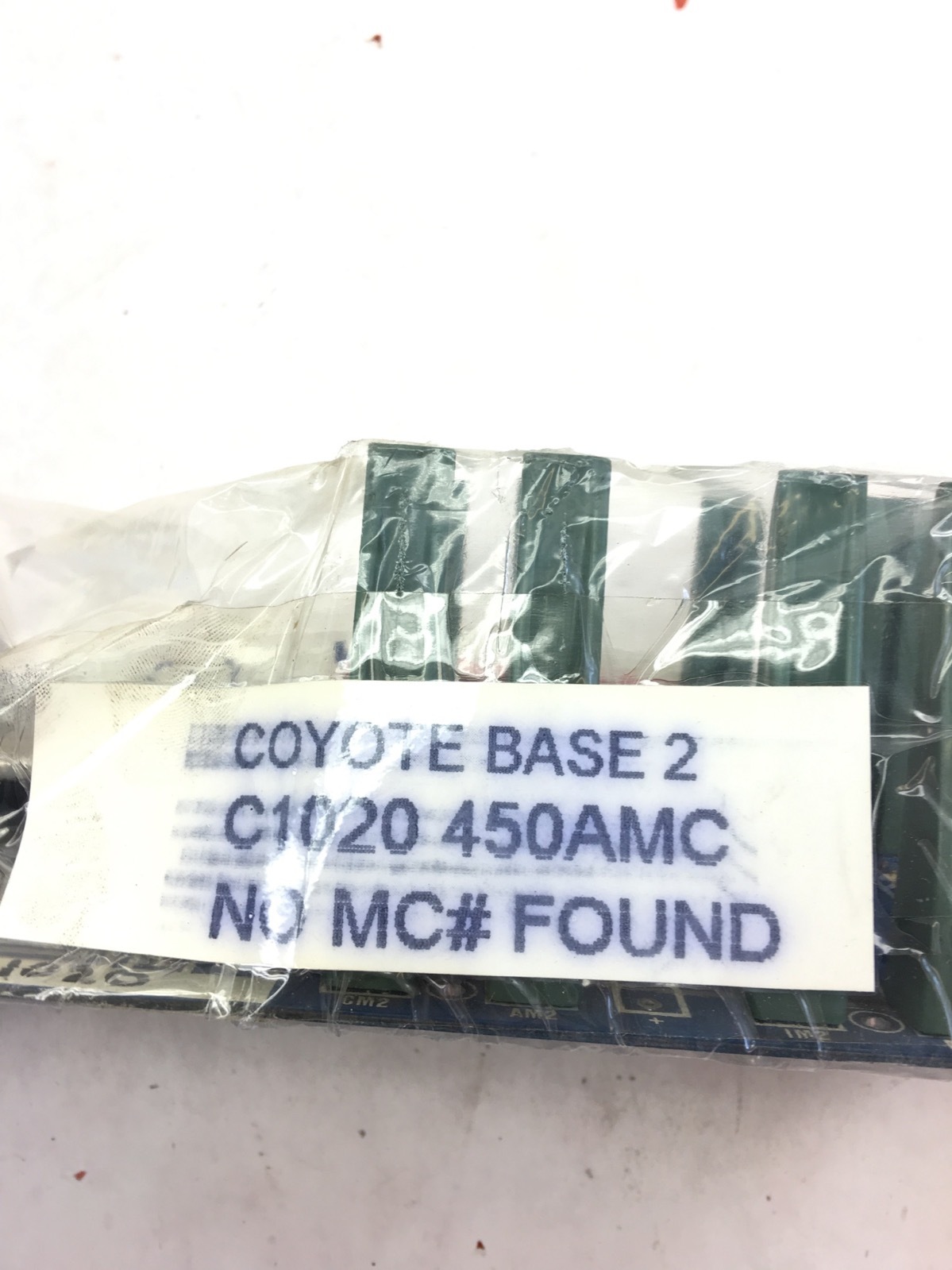 NEW COYOTE ELECTRONICS C1020 BASE 2 450AMC PC BOARD, FAST SHIPPING! B338